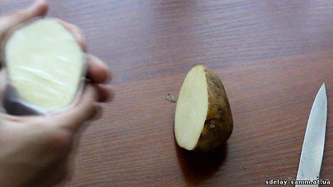 Радио из картошки