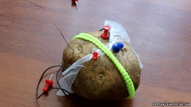 Радио из картошки